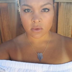 ONE LEFT‼️Quartz Crystal 14K Gold Necklace